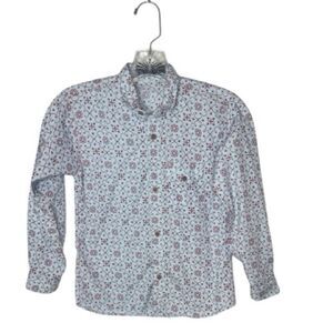 Paul Smith Blue and Red Patterned Casual Button Down Boy’s Shirt. Size 22 (5/6).